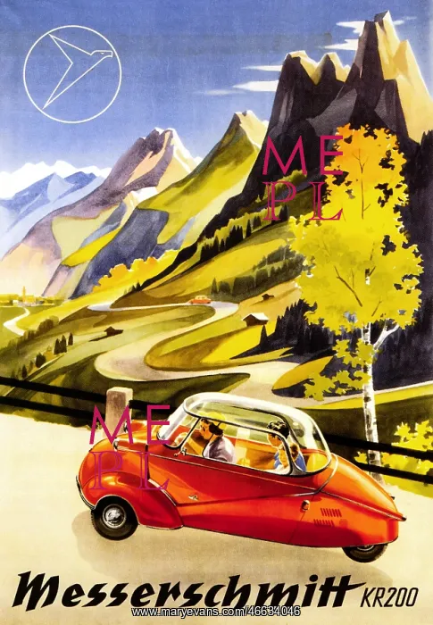 : Messerschmitt KR200 scooter advert : Messerschmitt KR200 scooter advert