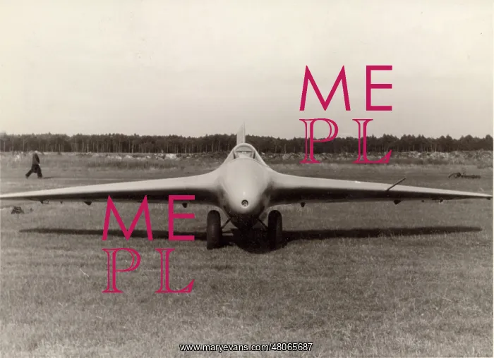 : Messerschmitt Me163 Komet during tests at Peenemunde : Messerschmitt Me163 Komet during tests at Peenemunde