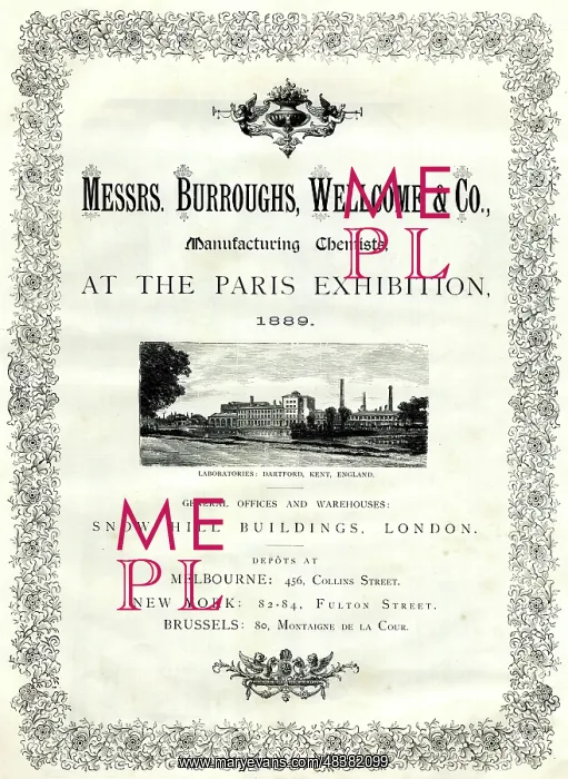 : Messrs Burroughs, Wellcome & Co, Paris Exhibition of 1889 : Messrs Burroughs, Wellcome & Co, Paris Exhibition of 1889