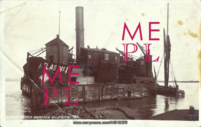 : Messrs Cory's derrick off Erith : Messrs Cory's derrick off Erith