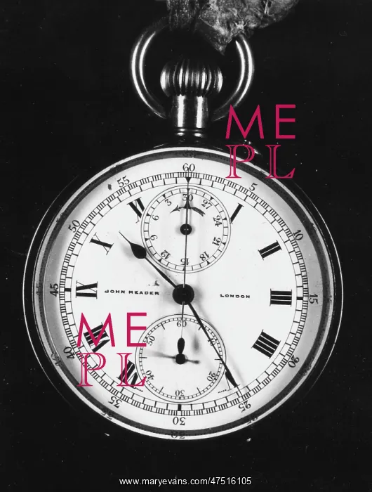 : Met Police stopwatch -- inside face : Met Police stopwatch -- inside face