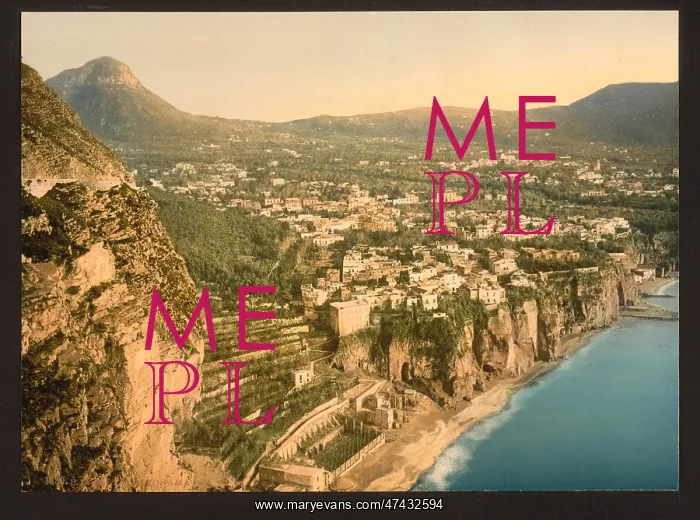 : Meta, general view, Italy : Meta, general view, Italy