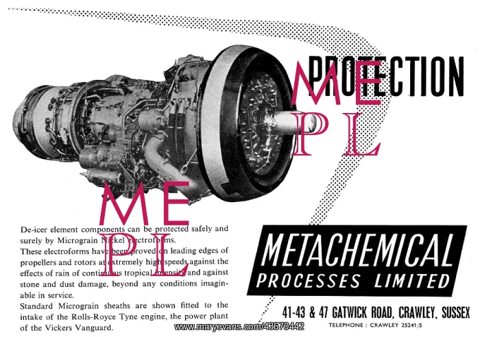 : Metachemical De-Icer Elements - Micrograin Nickel 1960 : Metachemical De-Icer Elements - Micrograin Nickel 1960