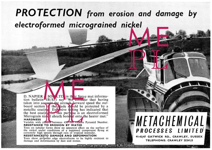 : Metachemical Helicopter Rotor Balde Protection : Metachemical Helicopter Rotor Balde Protection