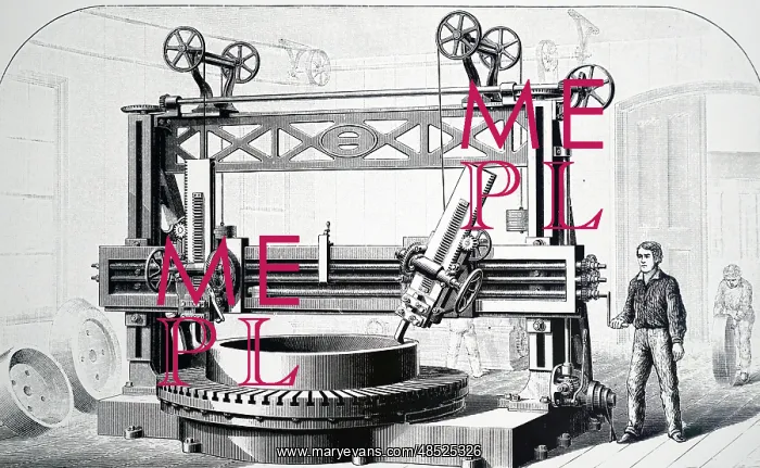 : Metal boring machine by W.B. Bement & Son, Philadelphia, USA : Metal boring machine by W.B. Bement & Son, Philadelphia, USA