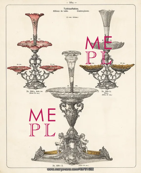 : Metal centerpiece for the table : Metal centerpiece for the table