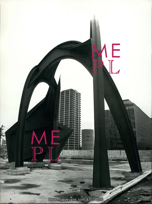 : Metal sculpture by Alexander Calder : Metal sculpture by Alexander Calder