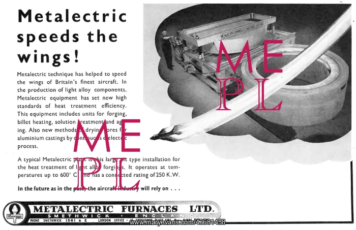 : Metalectric Furnaces Ltd. Smethwick. Industrial Furnaces : Metalectric Furnaces Ltd. Smethwick. Industrial Furnaces