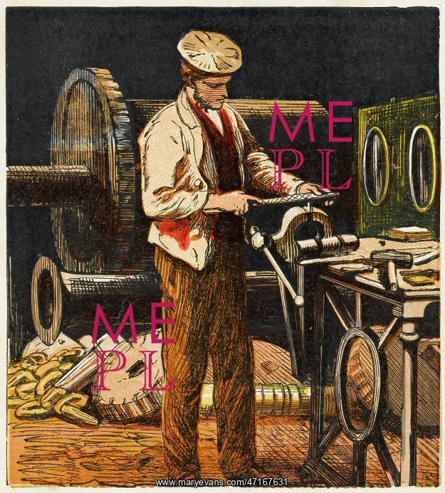 : METALWORKER IN WORKSHOP : METALWORKER IN WORKSHOP