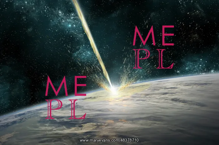 : A meteor strikes Earth : A meteor strikes Earth