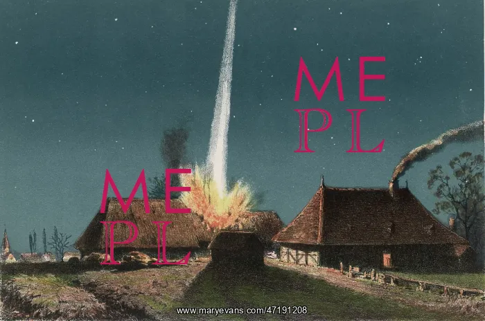: METEORITE HITS HOUSE : METEORITE HITS HOUSE