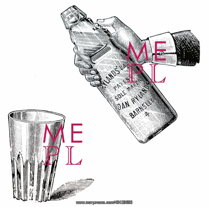 : method of opening a globe-stoppered mineral water bottle : method of opening a globe-stoppered mineral water bottle