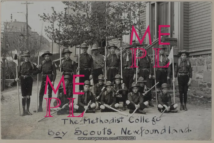 : Methodist College boy scouts, Newfoundland : Methodist College boy scouts, Newfoundland