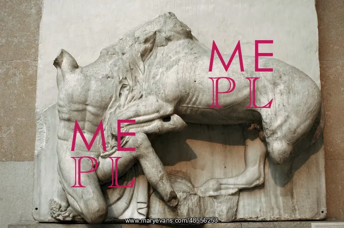 : Metope. Parthenon marbles. Battle between the Centaurs and t : Metope. Parthenon marbles. Battle between the Centaurs and t