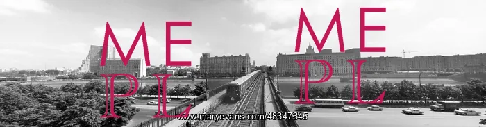 : Metro bridge in Moscow, 1983 : Metro bridge in Moscow, 1983