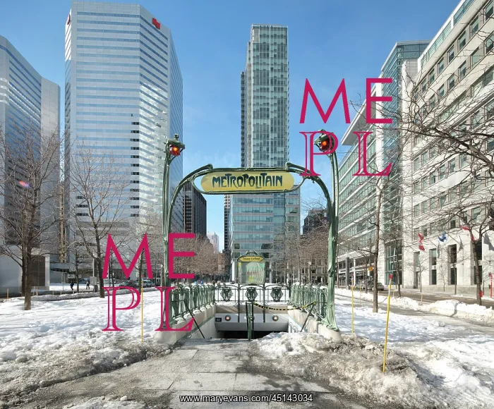 : Metro station, Victoria Square, Montreal, Quebec, Canada : Metro station, Victoria Square, Montreal, Quebec, Canada