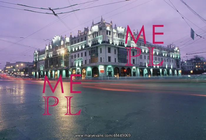 : Metropol Hotel in Moscow, 1995 : Metropol Hotel in Moscow, 1995