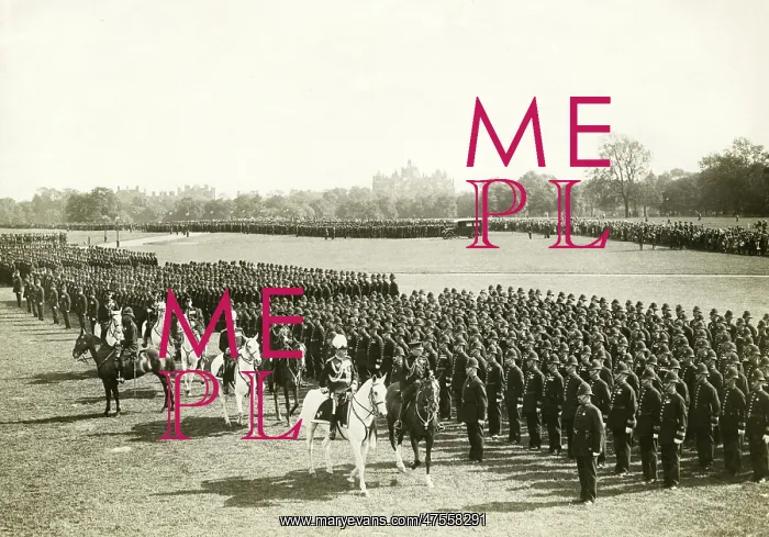 : Metropolitan Police centenary celebrations, Hyde Park : Metropolitan Police centenary celebrations, Hyde Park