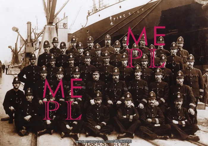 : Metropolitan Police group at the time of the Dock Strike : Metropolitan Police group at the time of the Dock Strike