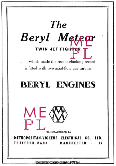 : Metropolitan-Vickers. Metrovick : Metropolitan-Vickers. Metrovick