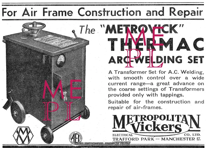 : Metrovick - Arc Welding Set : Metrovick - Arc Welding Set