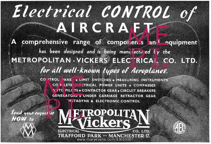 : Metrovick - Electrical Controls : Metrovick - Electrical Controls