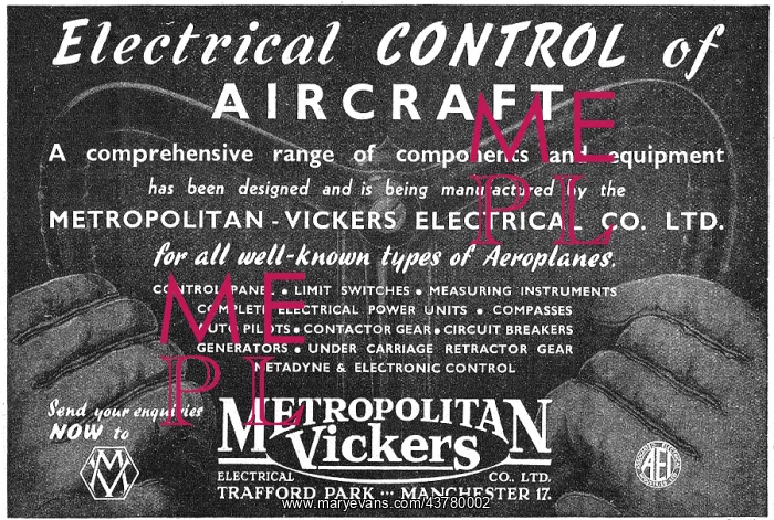 : Metrovick Electrical Equipment : Metrovick Electrical Equipment