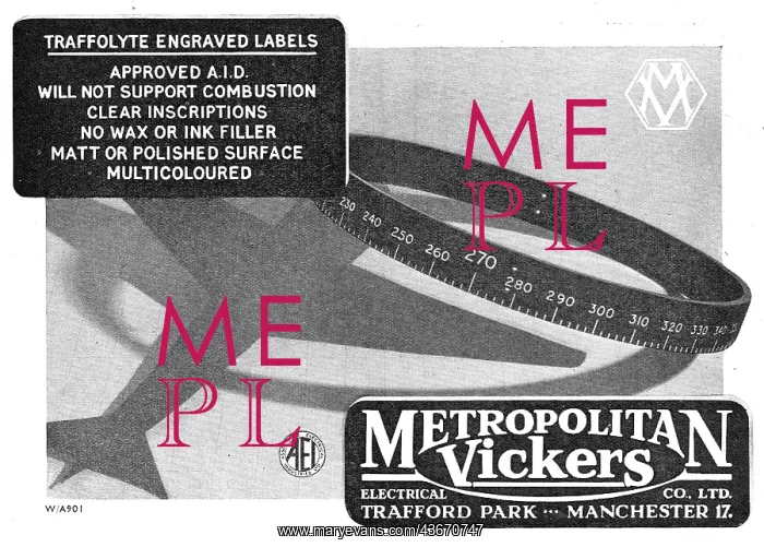 : Metrovick Traffolyte Engraved Labels : Metrovick Traffolyte Engraved Labels