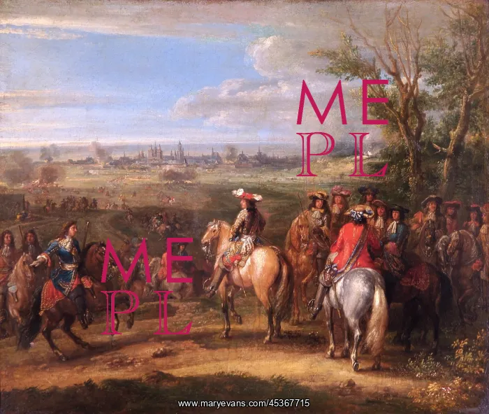 : Meulen - Louis XIV at a Siege : Meulen - Louis XIV at a Siege