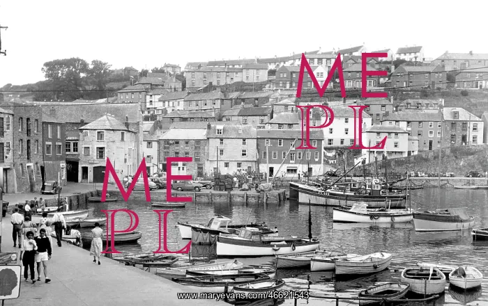  : Mevagissey, the Harbour c1955