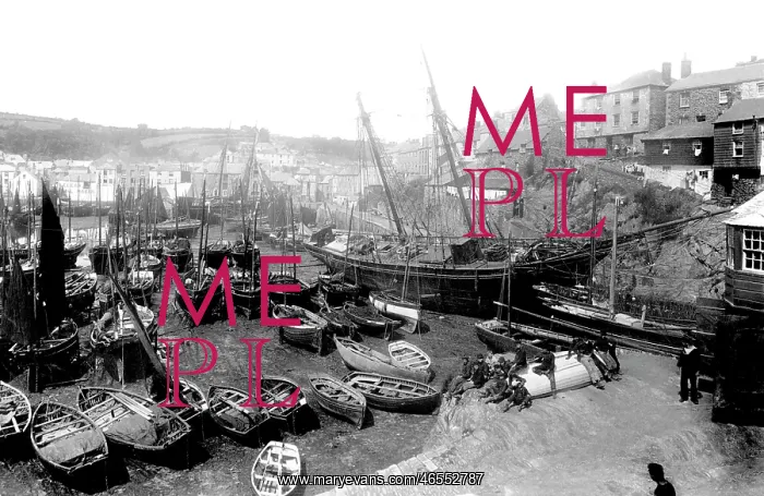  : Mevagissey, Inner Harbour 1890