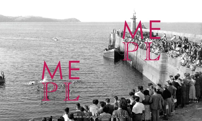  : Mevagissey, Water Polo c1955
