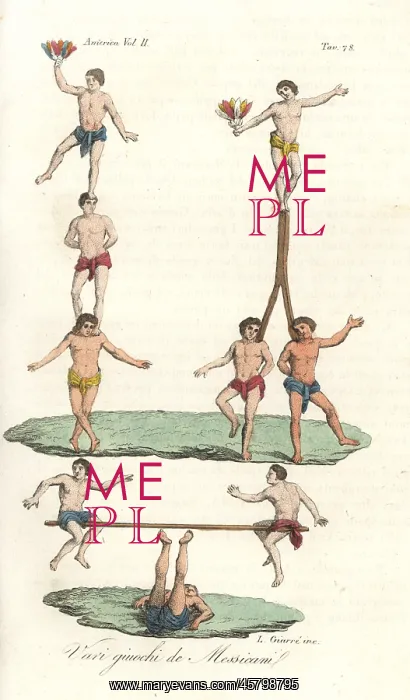 : Mexican acrobats and performers : Mexican acrobats and performers