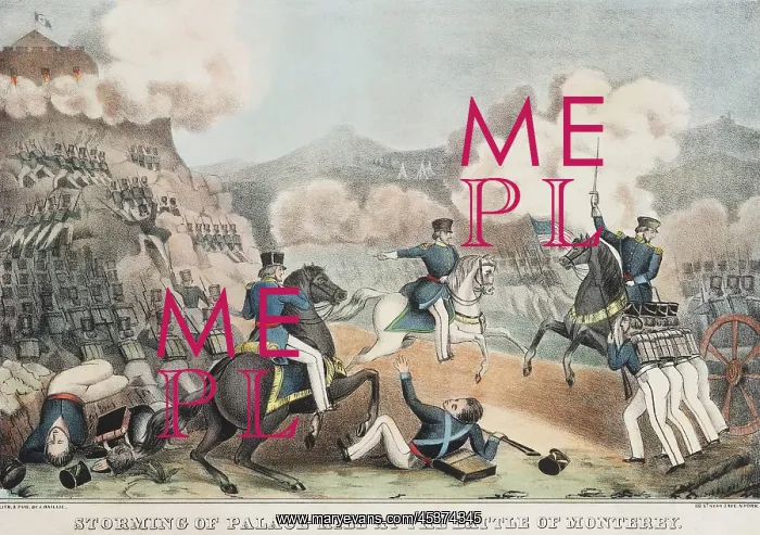 : Mexican American War. Battle of Monterey : Mexican American War. Battle of Monterey