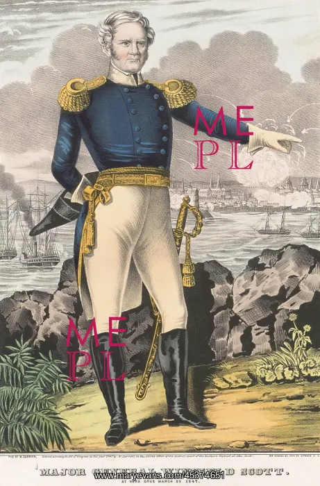: Mexican American War. General of the US Army : Mexican American War. General of the US Army