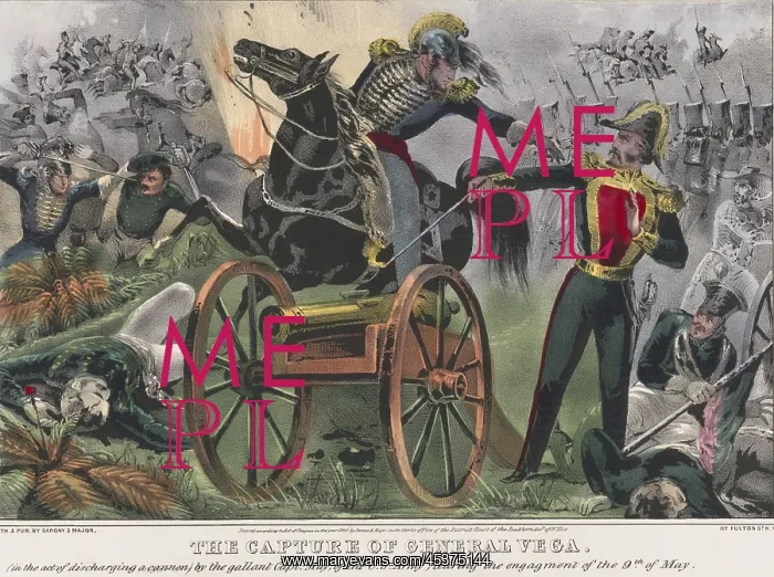 : Mexican American War. Scene of the capture : Mexican American War. Scene of the capture