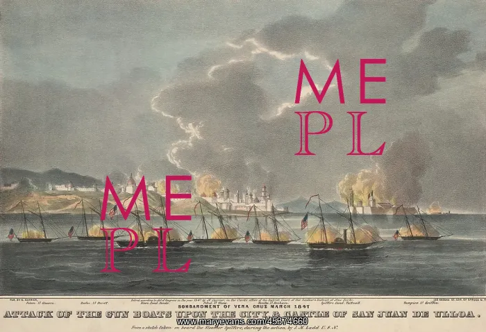 : Mexican American War. Siege and bombardment : Mexican American War. Siege and bombardment