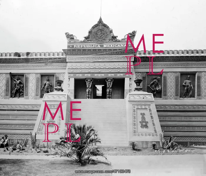  : Mexican Pavilion, Exposition Universelle, Paris, 1889