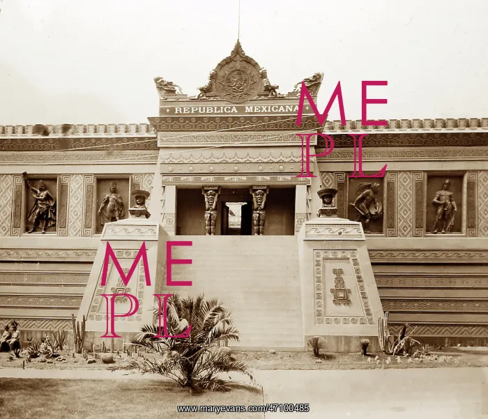  : Mexican Pavilion, Exposition Universelle, Paris, 1889
