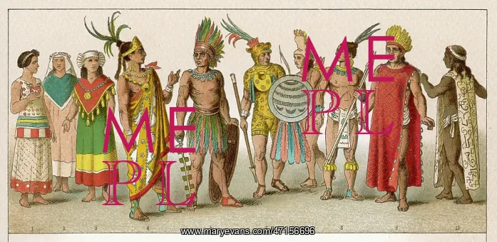 : Mexican people in traditional costume : Mexican people in traditional costume