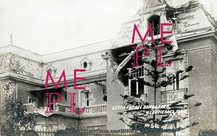 : The Mexican Revolution - Bomb damage : The Mexican Revolution - Bomb damage