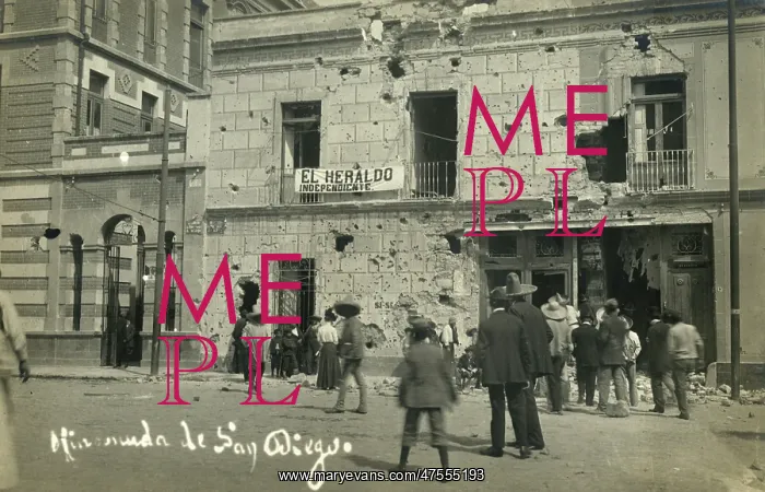 : Mexican Revolution - El Heraldo Independiente Building : Mexican Revolution - El Heraldo Independiente Building