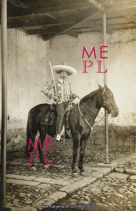  : A Mexican sentry on horseback