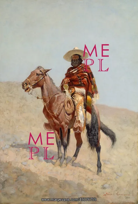 : A MEXICAN VAQUERO, by Frederic Remington : A MEXICAN VAQUERO, by Frederic Remington