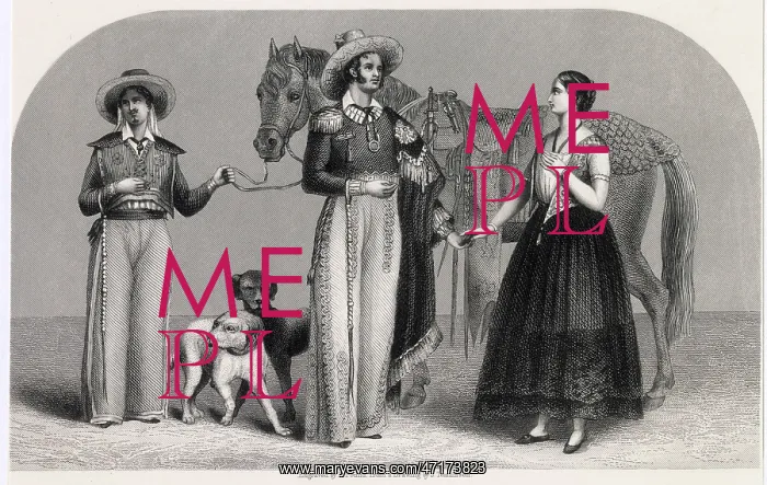 : Mexicans in traditional dress : Mexicans in traditional dress