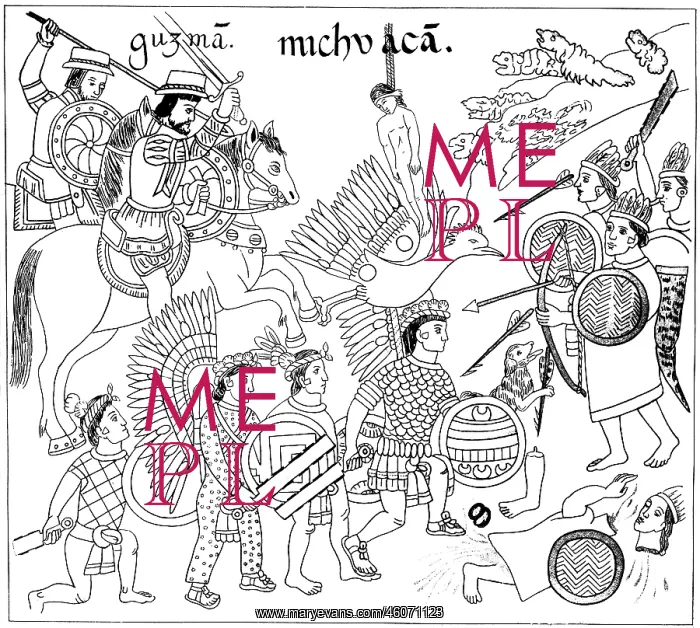 : Mexico, Aztec Empire, Spanish conquistadors in : Mexico, Aztec Empire, Spanish conquistadors in