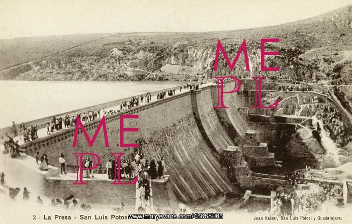 : Mexico, The Dam at San Luis Potosi : Mexico, The Dam at San Luis Potosi