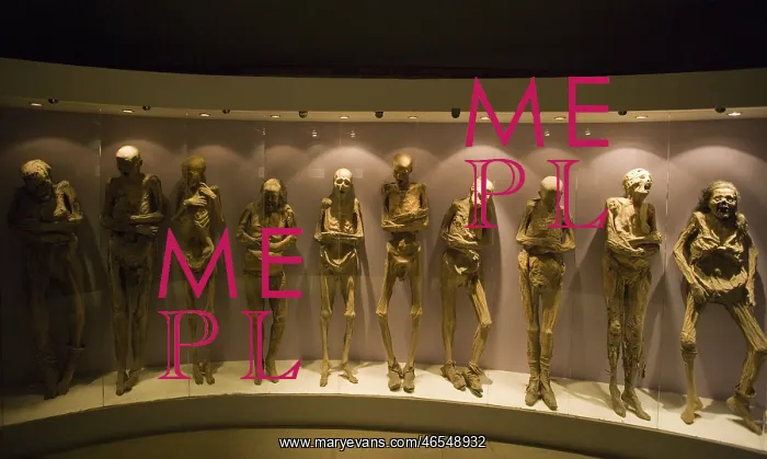  : MEXICO. Guanajuato. Mummies Museum (interior)