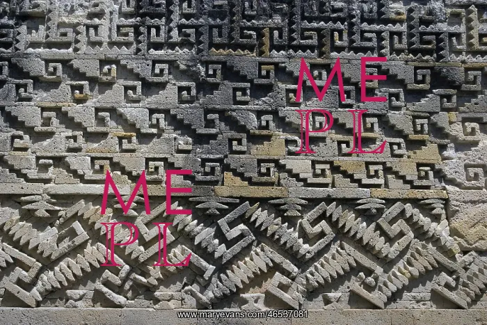  : MEXICO. Mitla. Zapoteca Ruins. Religious complex