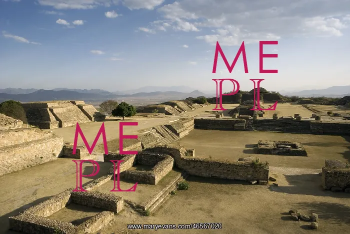  : MEXICO. OAXACA. Monte Alban. Northern Platform